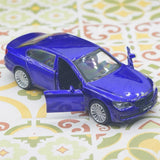 [TOY] 1:43 BMW 2013 F02 760Li Blue Model Car Die-Cast