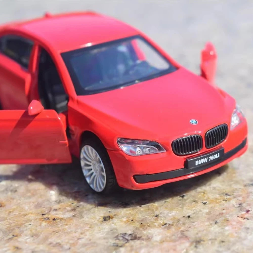 [TOY] 1:43 BMW 2013 F02 760Li Red Model Car Die-Cast