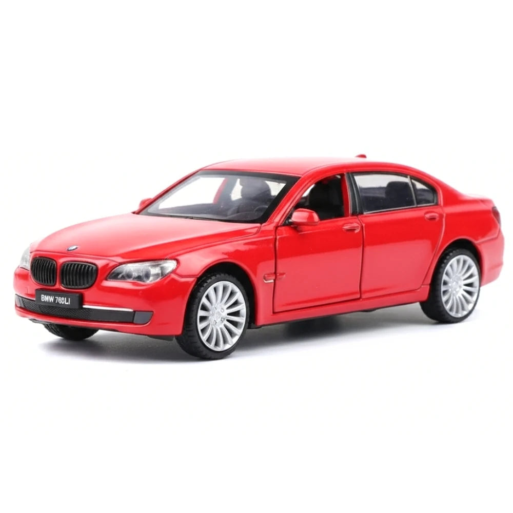 [TOY] 1:43 BMW 2013 F02 760Li Red Model Car Die-Cast