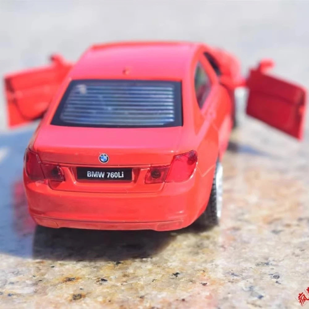 [TOY] 1:43 BMW 2013 F02 760Li Red Model Car Die-Cast