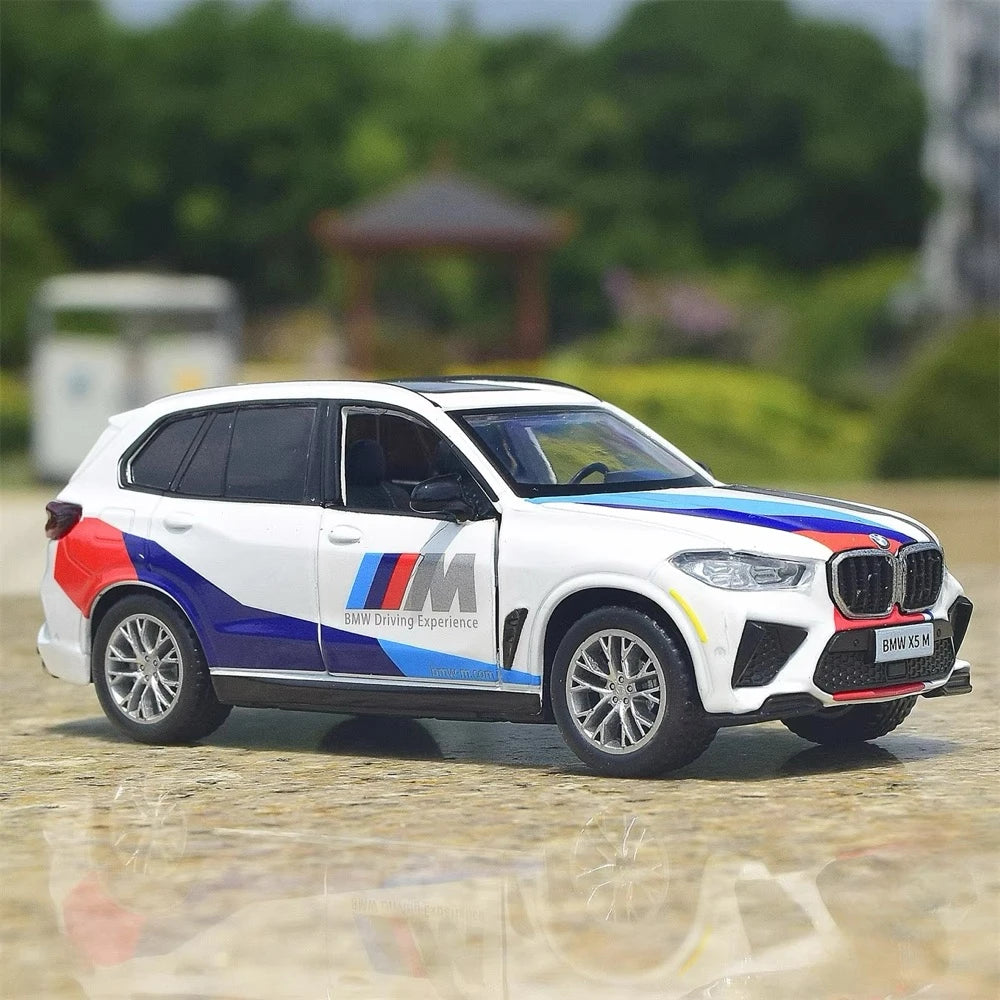 [TOY] 1:43 BMW 2015 F85 X5 M White Model Car Die-Cast