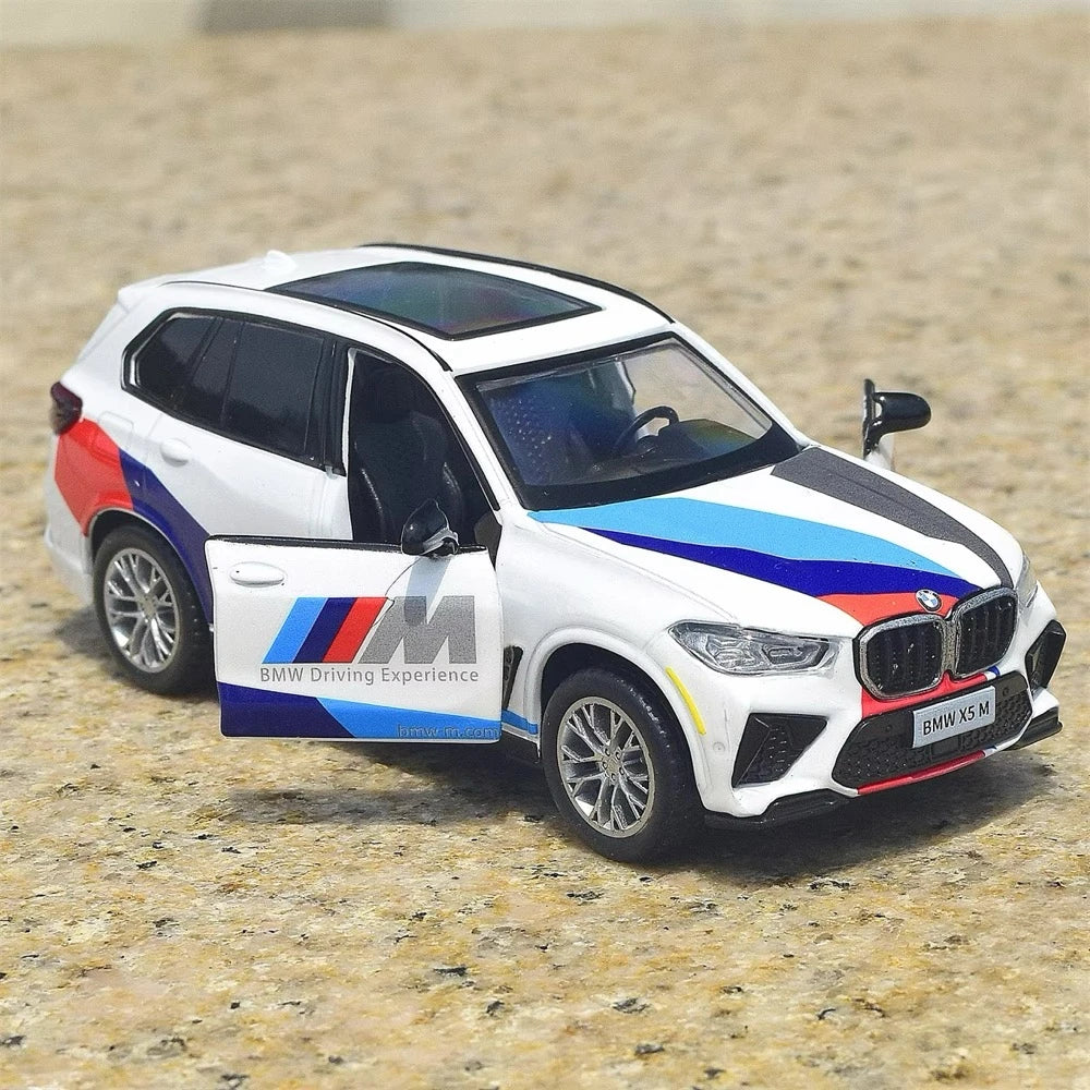 [TOY] 1:43 BMW 2015 F85 X5 M White Model Car Die-Cast
