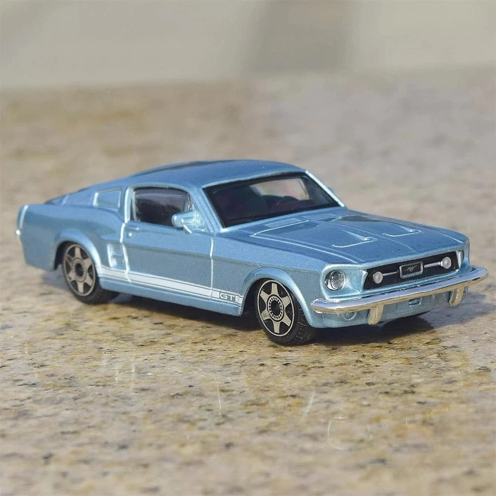 [TOY] 1:43 Ford 1969 Mustang GT Blue Model Car Die-Cast