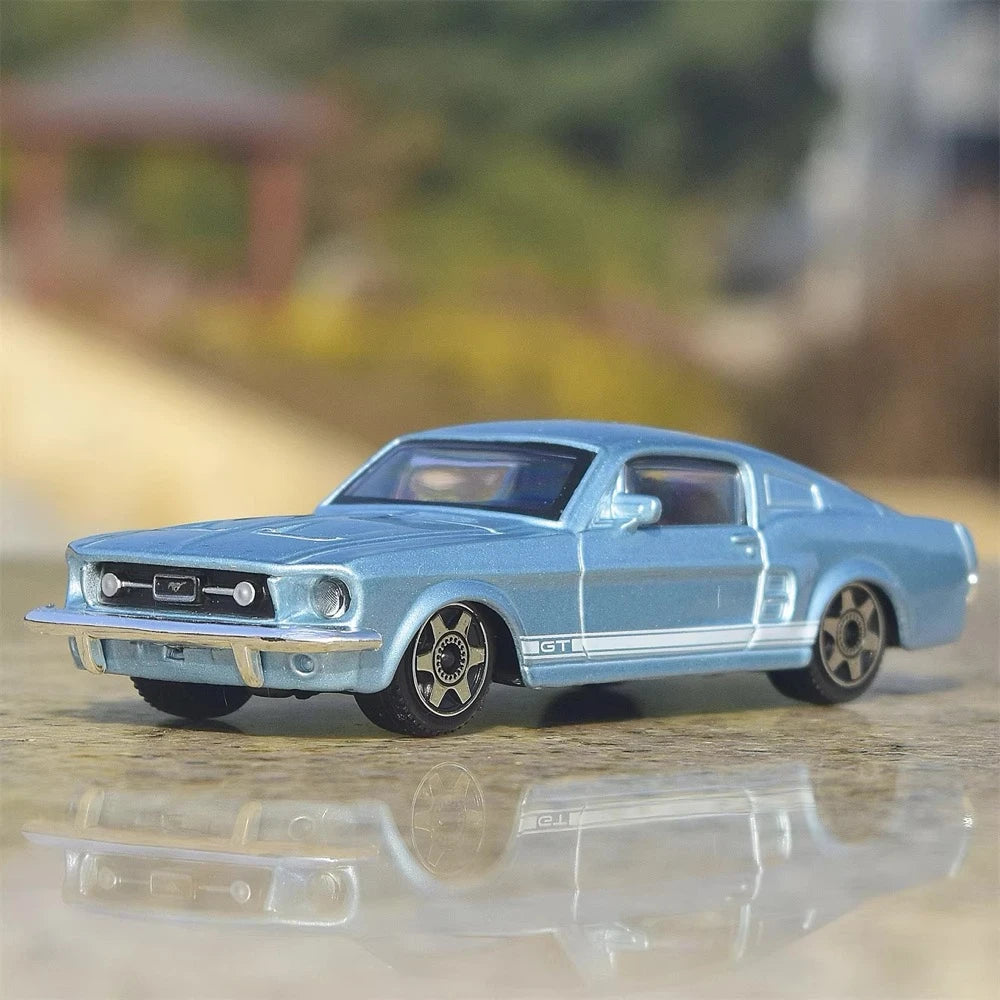 [TOY] 1:43 Ford 1969 Mustang GT Blue Model Car Die-Cast