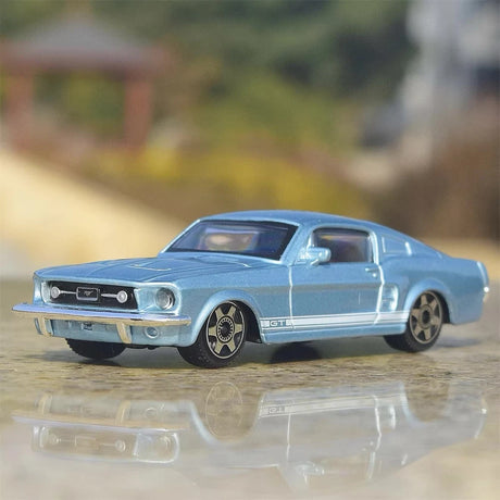 [TOY] 1:43 Ford 1969 Mustang GT Blue Model Car Die-Cast