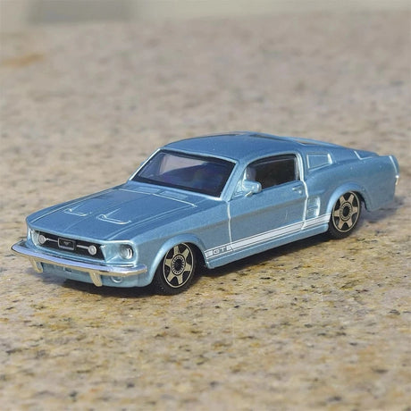 [TOY] 1:43 Ford 1969 Mustang GT Blue Model Car Die-Cast