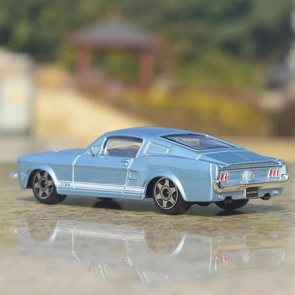 [TOY] 1:43 Ford 1969 Mustang GT Blue Model Car Die-Cast