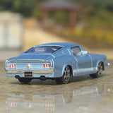 [TOY] 1:43 Ford 1969 Mustang GT Blue Model Car Die-Cast