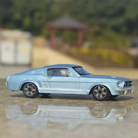 [TOY] 1:43 Ford 1969 Mustang GT Blue Model Car Die-Cast