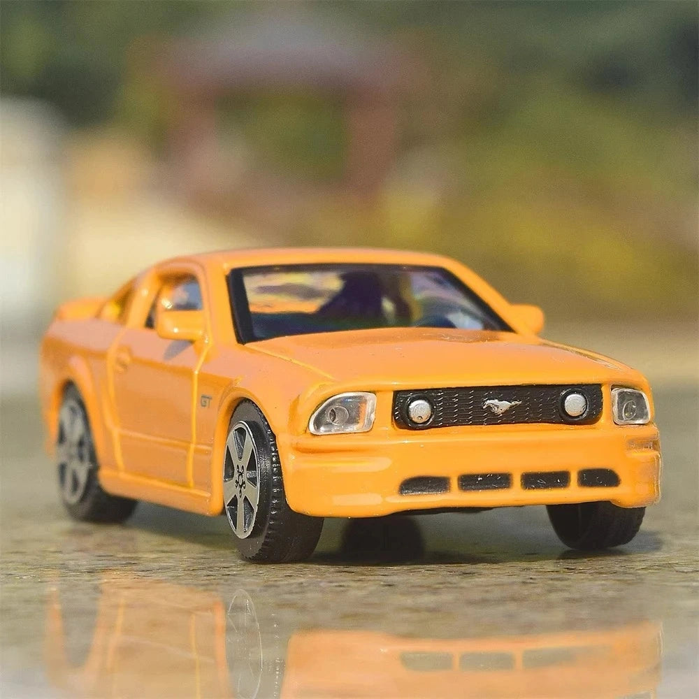 [TOY] 1:43 Ford 2007 Mustang GT Orange Model Car Die-Cast