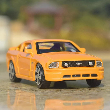 [TOY] 1:43 Ford 2007 Mustang GT Orange Model Car Die-Cast