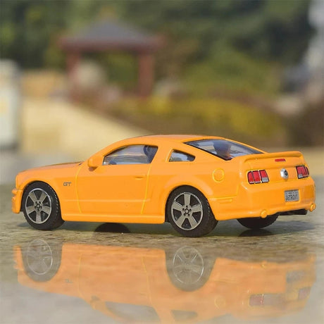[TOY] 1:43 Ford 2007 Mustang GT Orange Model Car Die-Cast