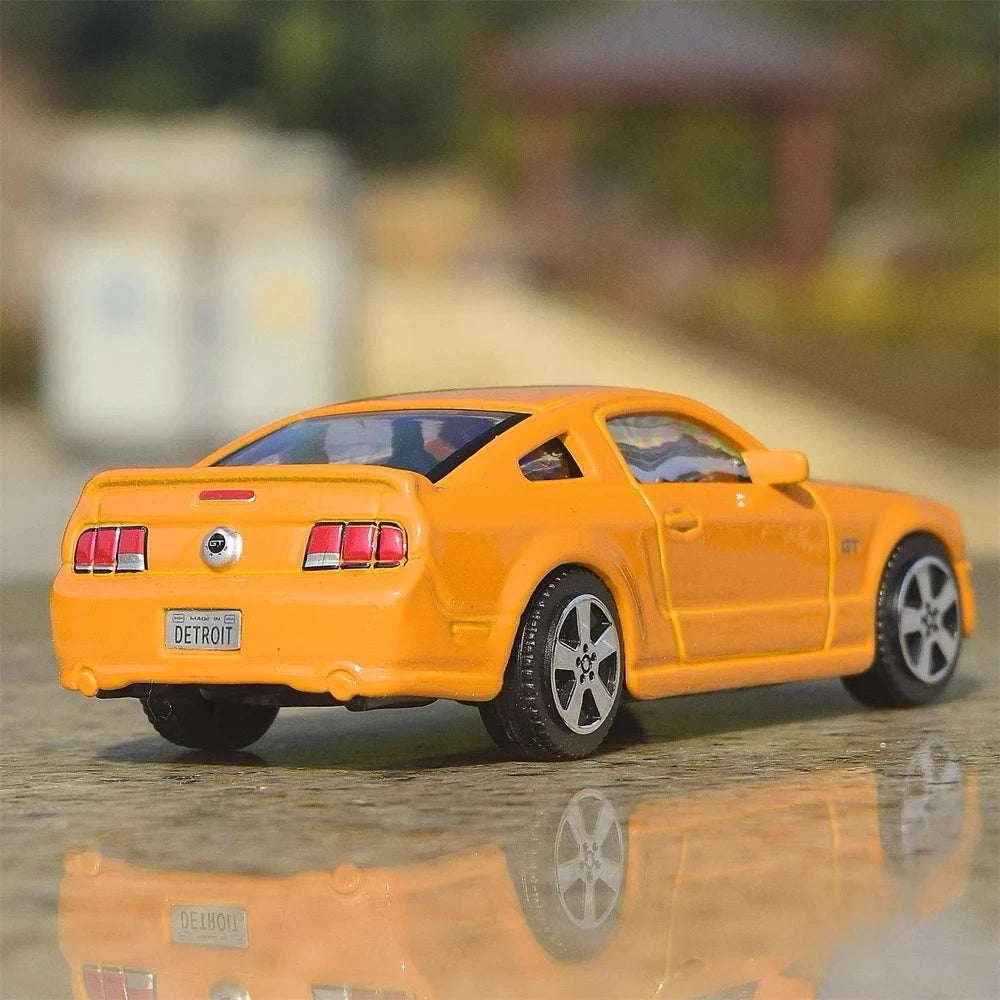 [TOY] 1:43 Ford 2007 Mustang GT Orange Model Car Die-Cast