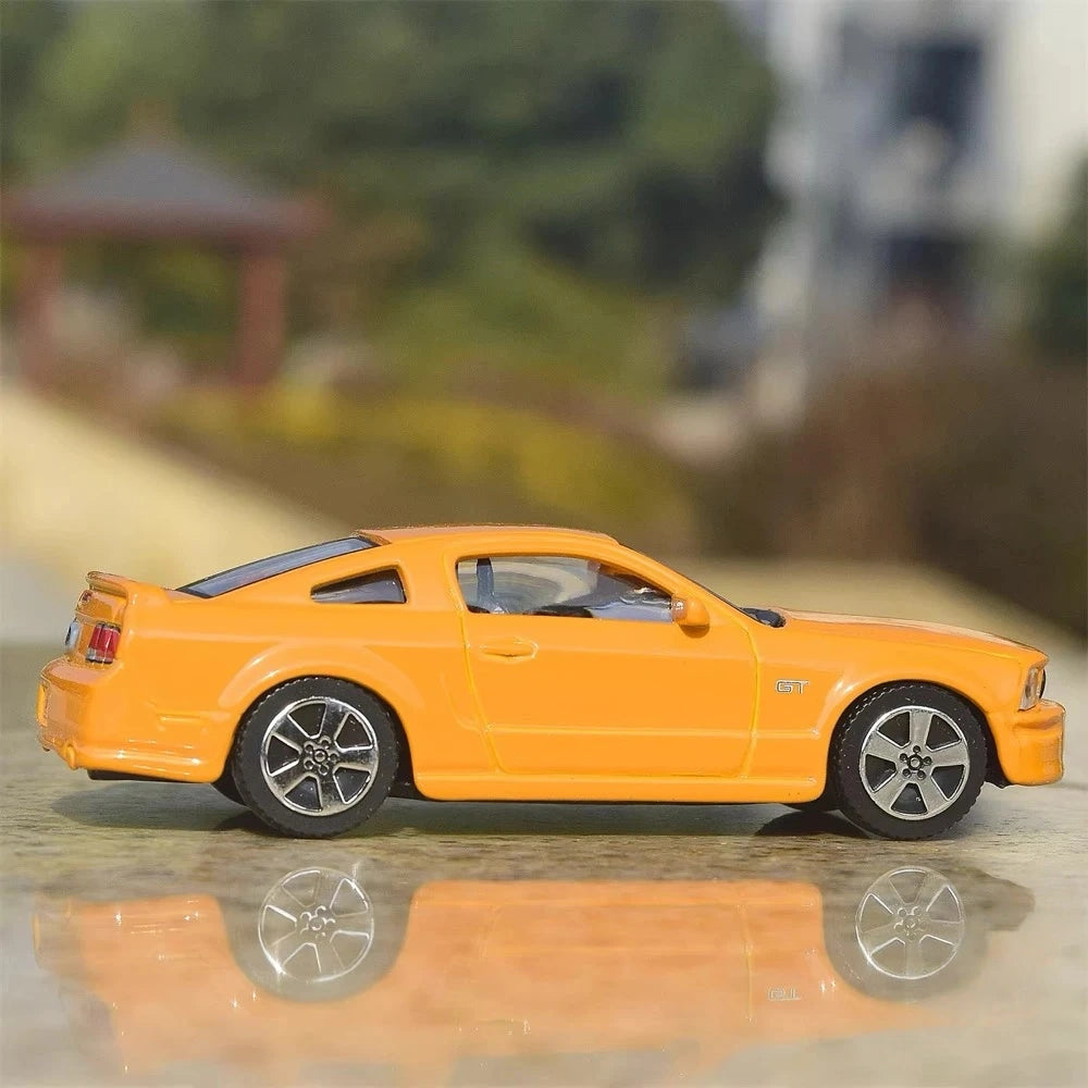 [TOY] 1:43 Ford 2007 Mustang GT Orange Model Car Die-Cast