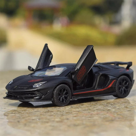 [TOY] 1:43 Lamborghini 2019 Aventador SVJ Black Model Car Die-Cast