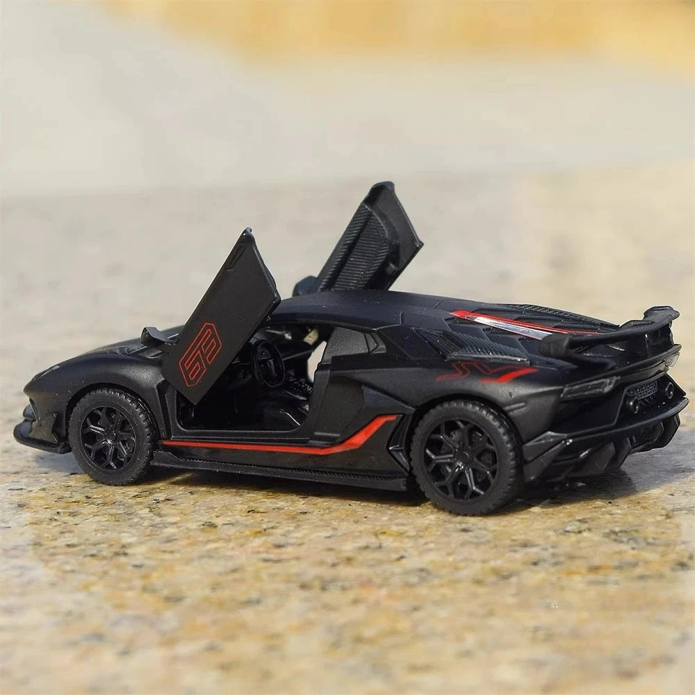 [TOY] 1:43 Lamborghini 2019 Aventador SVJ Black Model Car Die-Cast