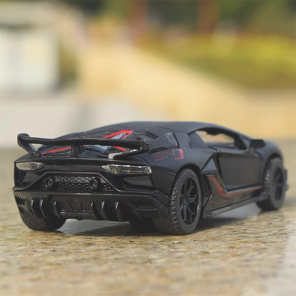 [TOY] 1:43 Lamborghini 2019 Aventador SVJ Black Model Car Die-Cast