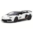 [TOY] 1:43 Lamborghini 2019 Aventador SVJ vit modellbil Die-Cast