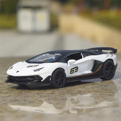 [TOY] 1:43 Lamborghini 2019 Aventador SVJ White Model Car Die-Cast