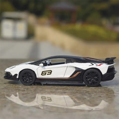 [TOY] 1:43 Lamborghini 2019 Aventador SVJ White Model Car Die-Cast