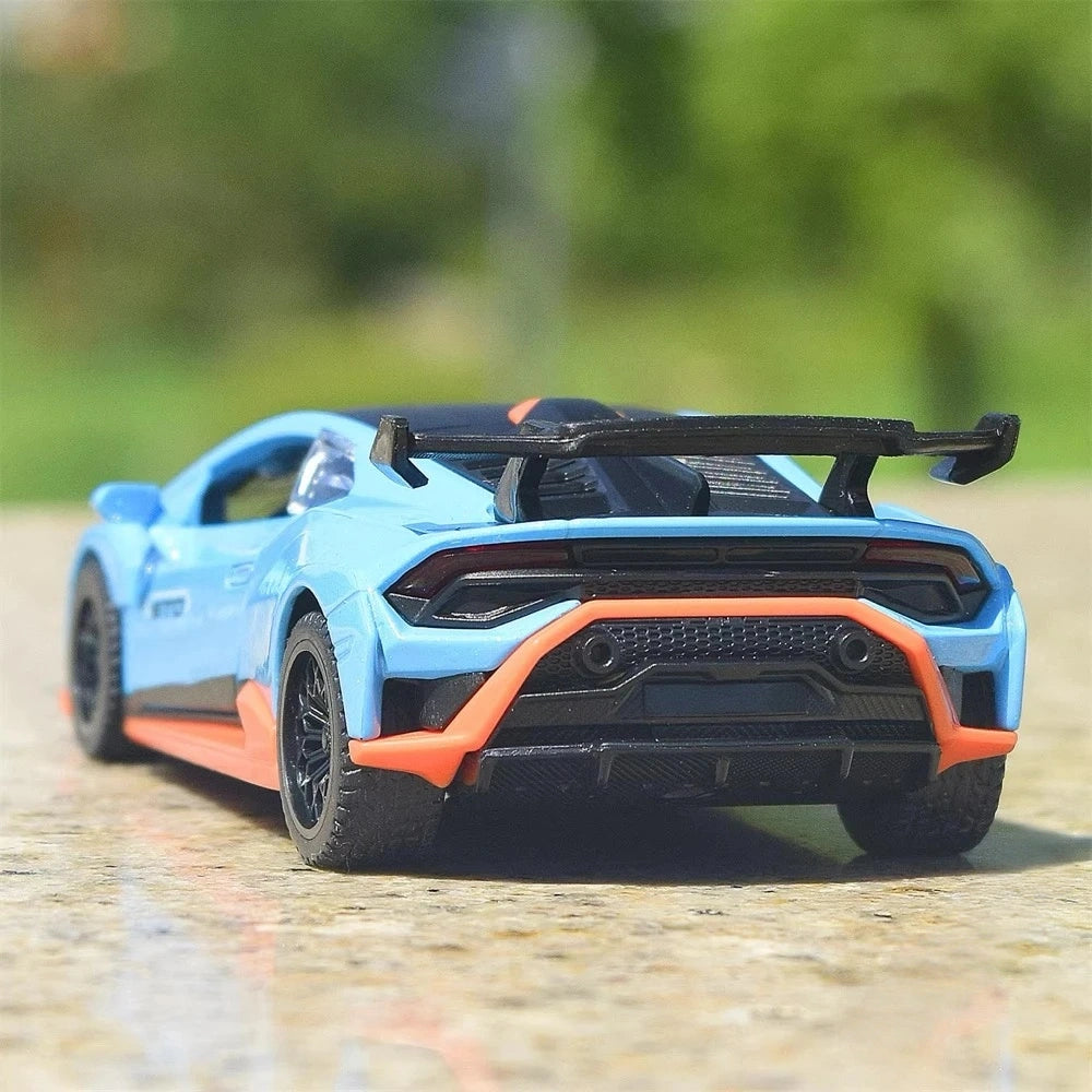 [TOY] 1:40 Lamborghini 2023 Huracan STO Blue Model Car Die-Cast