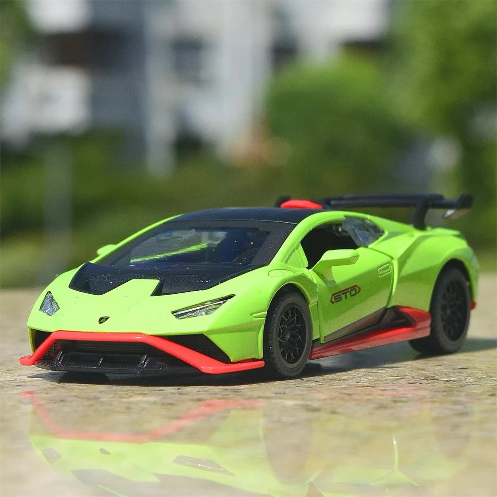[TOY] 1:40 Lamborghini 2023 Huracan STO Green Model Car Die-Cast