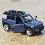 [TOY] 1:43 Land Rover 2020 Defender 110 sininen pienoismalli Die-Cast
