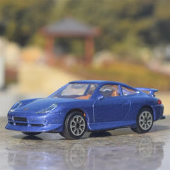 [TOY] 1:43 Porsche 1997 911 996 Carrera Blue Model Car Die-Cast
