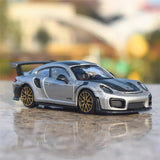 [TOY] 1:43 Porsche 2017 911 991.2 GT2 RS Gray Model Car Die-Cast