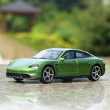 [TOY] 1:43 Porsche 2019 Taycan Green Model Car Die-Cast
