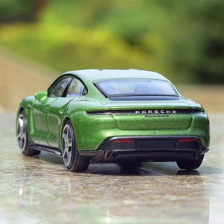 [TOY] 1:43 Porsche 2019 Taycan groen modelauto Die-Cast