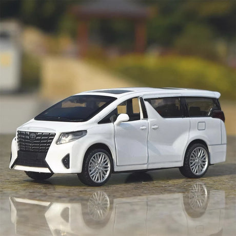 [TOY] 1:43 Toyota 2018 Alphard vit modellbil Die-Cast