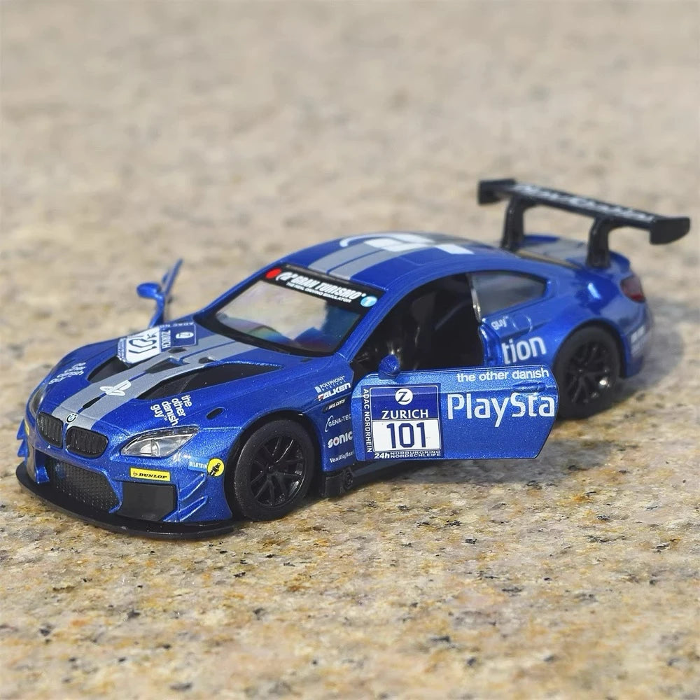 [TOY] 1:44 BMW 2017 M6 GT3 Nurburgring #101 modellino di auto Die-Cast