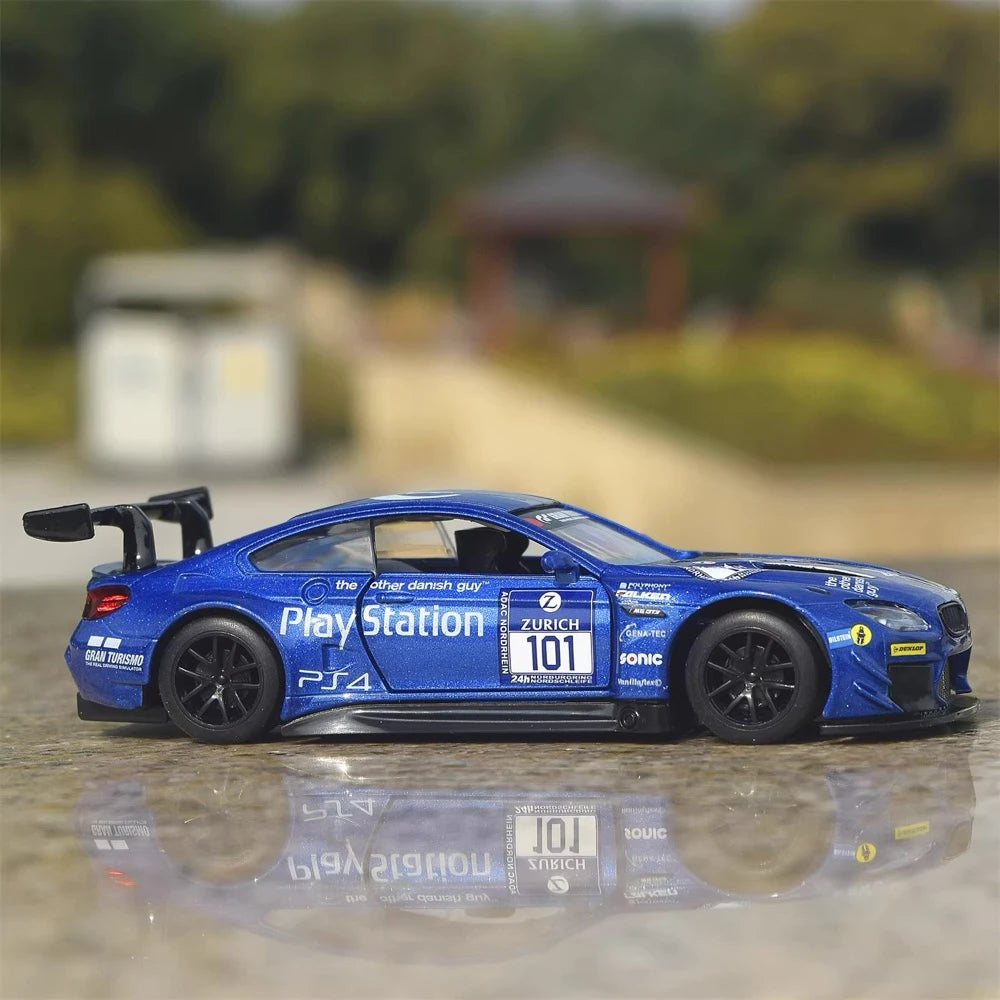 [TOY] 1:44 BMW 2017 M6 GT3 Nurburgring #101 modellino di auto Die-Cast