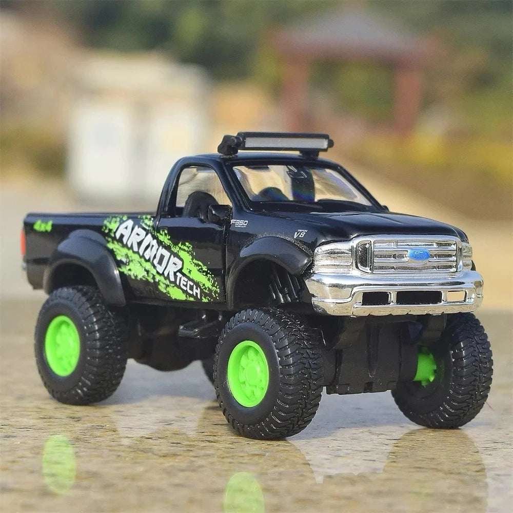 [TOY] 1:46 Ford 2011 F-350 zwart modelauto Die-Cast
