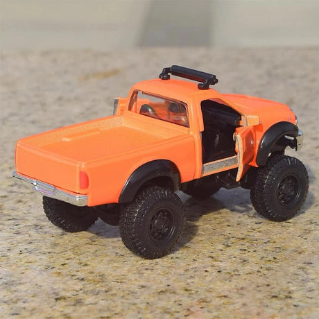 [TOY] 1:46 Ford 2011 F-350 Orange pienoismalli Die-Cast