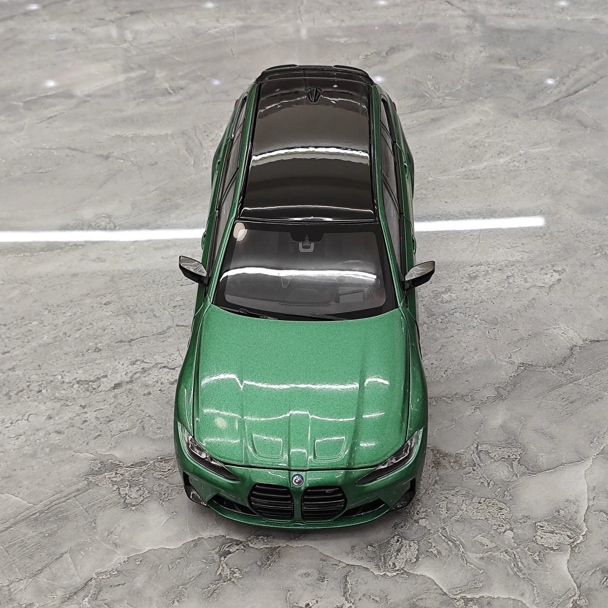 TSM BMW 2023 M3 Touring M G81 Isle of Man Green Metallic 1:18 – keräilyhartsimalli