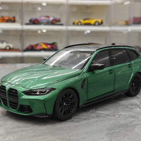 TSM BMW 2023 M3 투어링 M G81 아일 오브 맨 그린 메탈릭 1:18 – 수집용 레진 모델 레진