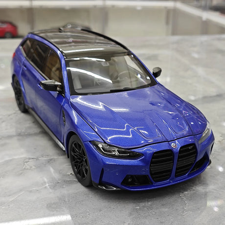 TSM BMW 2023 M3 투어링 M G81 포르티마오 메탈릭 블루 1:18 – 수집용 레진 모델 레진