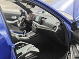 TSM BMW 2023 M3 Touring M G81 Portimao Metallic Blue 1:18 – Resina modello in resina collezionabile