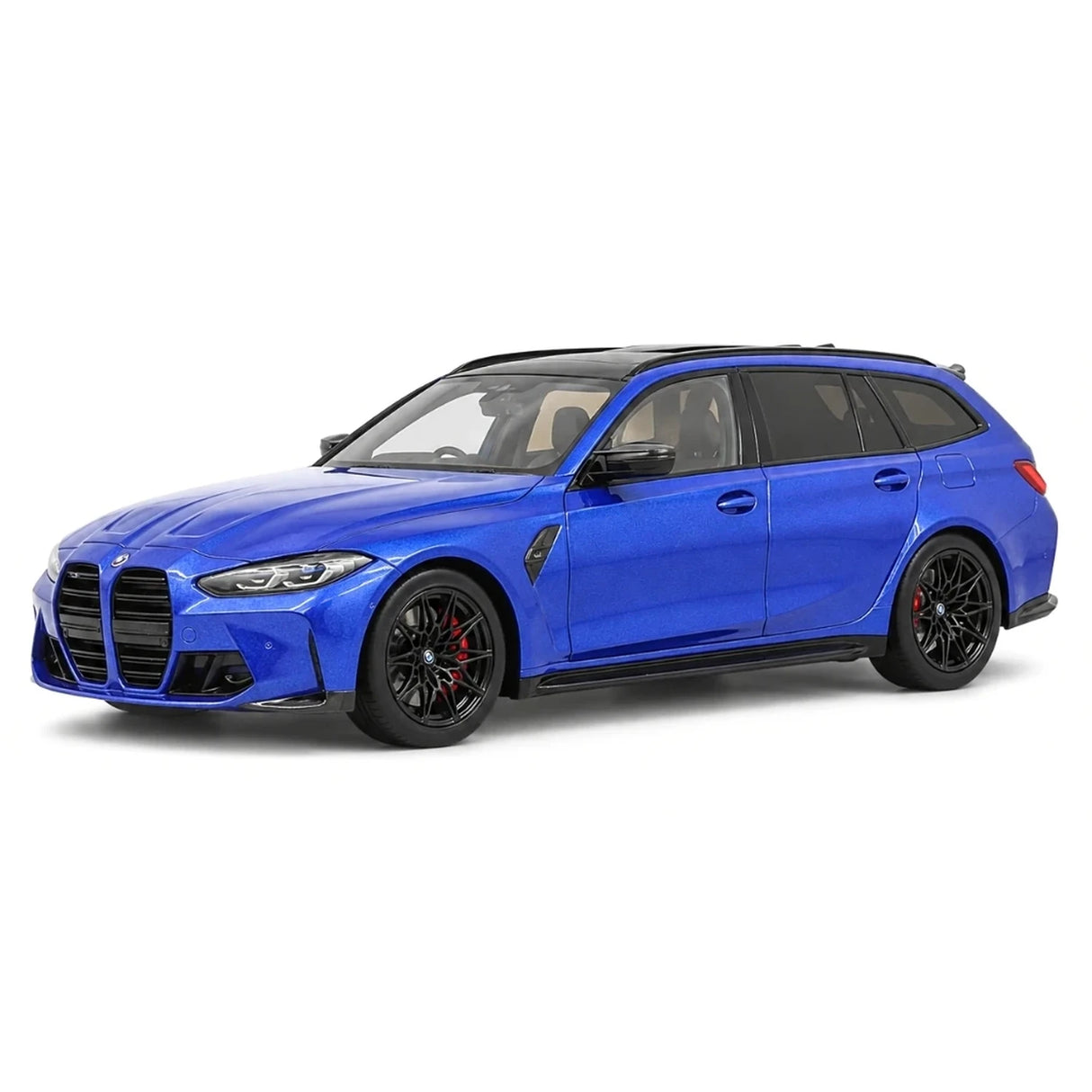 TSM BMW 2023 M3 Touring M G81 Portimao Metallic Blue 1:18 – Resina modello in resina collezionabile
