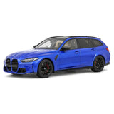 TSM BMW 2023 M3 Touring M G81 Portimao Metallic Blue 1:18 – Resina modello in resina collezionabile