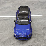 TSM BMW 2023 M3 Touring M G81 Portimao Metallic Blue 1:18 – Resina modello in resina collezionabile