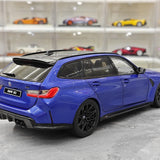 TSM BMW 2023 M3 Touring M G81 Portimao Metallic Blue 1:18 – Resina modello in resina collezionabile