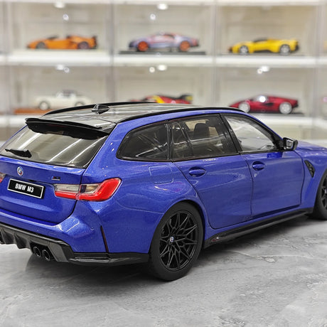 TSM BMW 2023 M3 투어링 M G81 포르티마오 메탈릭 블루 1:18 – 수집용 레진 모델 레진