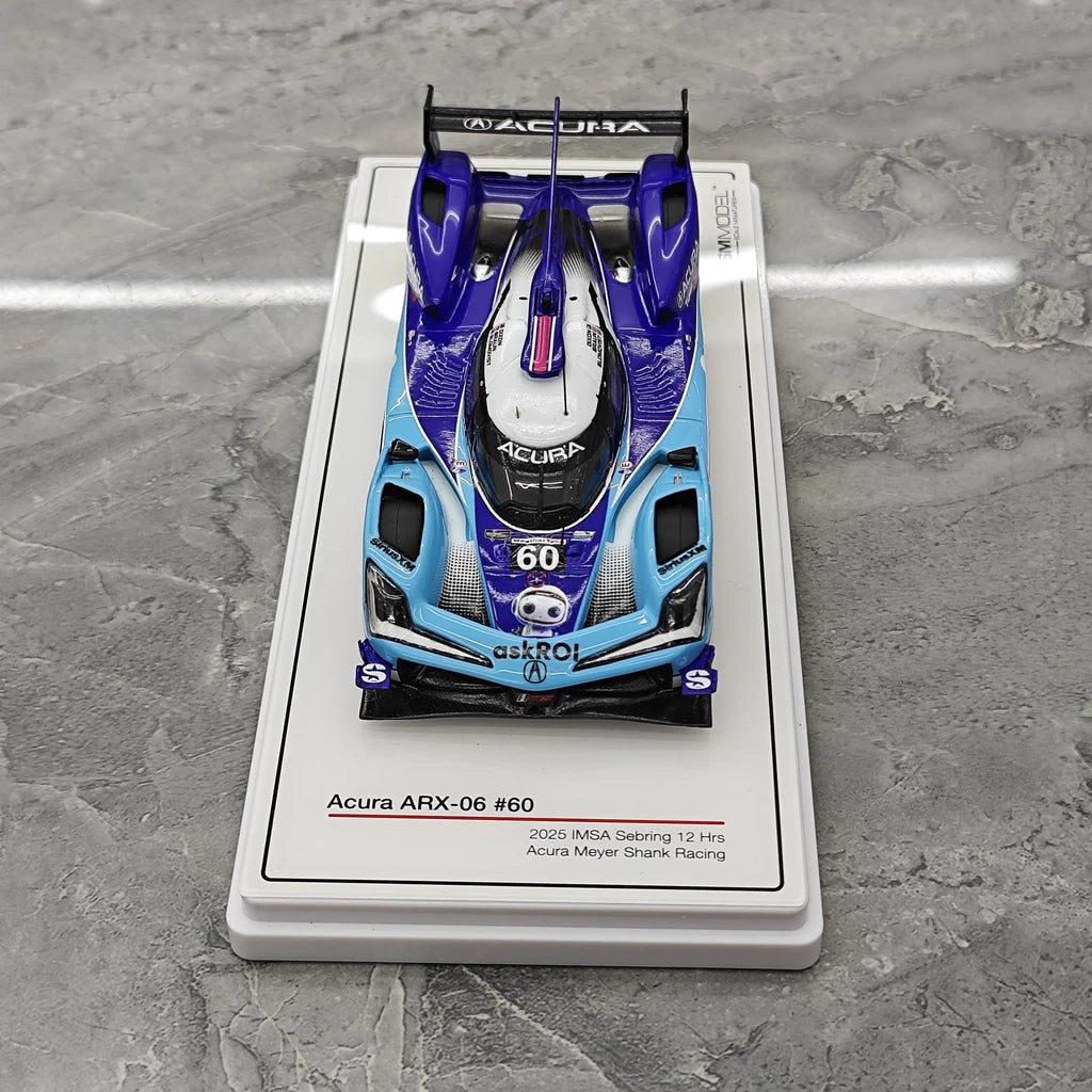 1:43 Acura 2025 ARX-06 #60 Meyer Shank Racing Daytona 24h model car by TSM - view 2