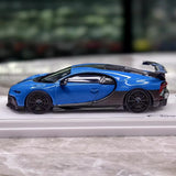 [TSM] 1:43 Bugatti 2020 Chiron Pur Sport Blue Model Car Resin