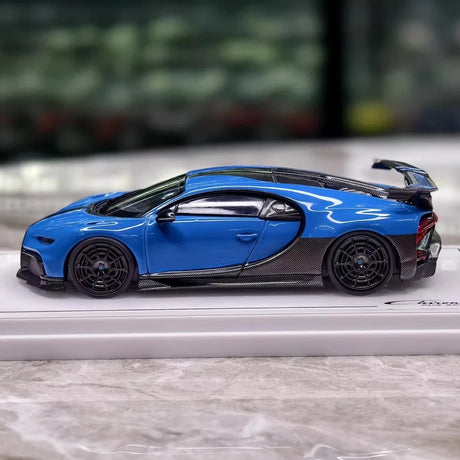 [TSM] 1:43 Bugatti 2020 Chiron Pur Sport Blue Model Car Resin