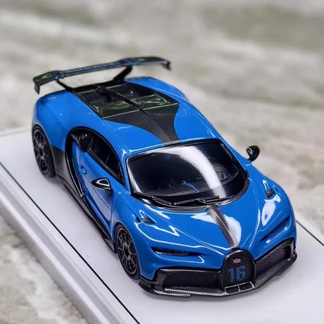 [TSM] 1:43 Bugatti 2020 Chiron Pur Sport Blue Model Car Resin