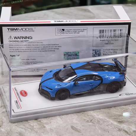 [TSM] 1:43 Bugatti 2020 Chiron Pur Sport Blue Model Car Resin